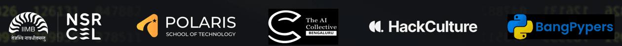 Ecosystem partners: IIM Bangalore, NSRCEL, Polaris School of Technology, The AI Collective Bengaluru, HackCulture and BangPypers